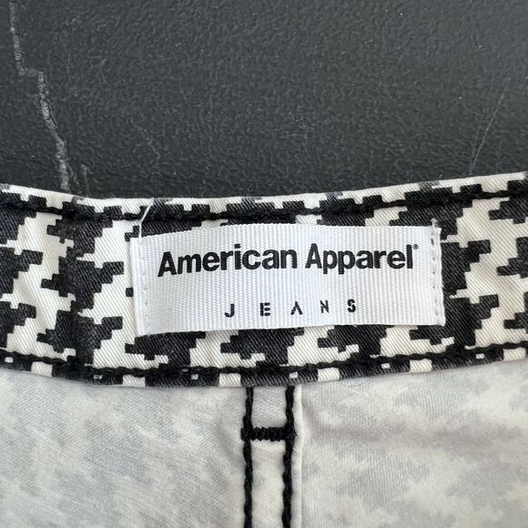 American Apparel Jeans Herringbone Shorts Women Size 25 - Picture 6 of 8